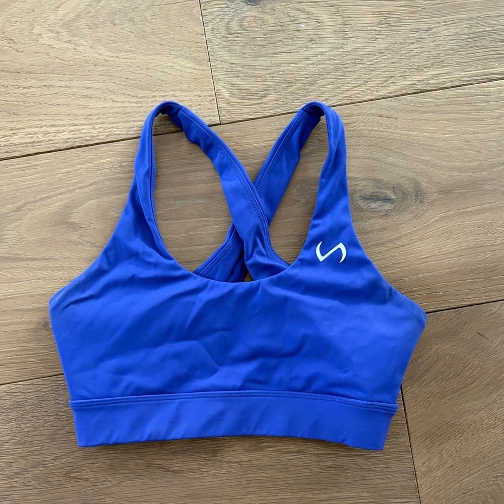 TLF Apparel Blue Sports Bra - size xs